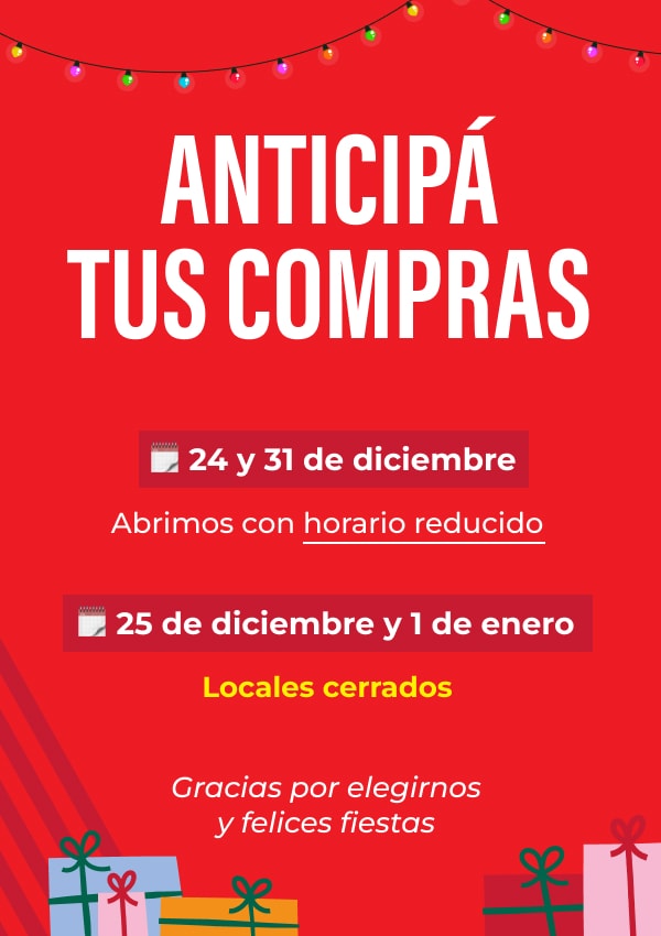 Del 17 al 24 de Diciembre - Hasta 50% en muebles de exterior.
